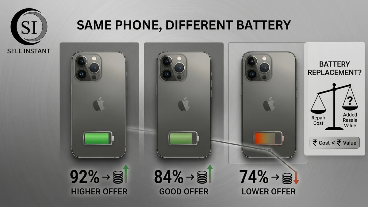 How battery health changes a phone's resale offer