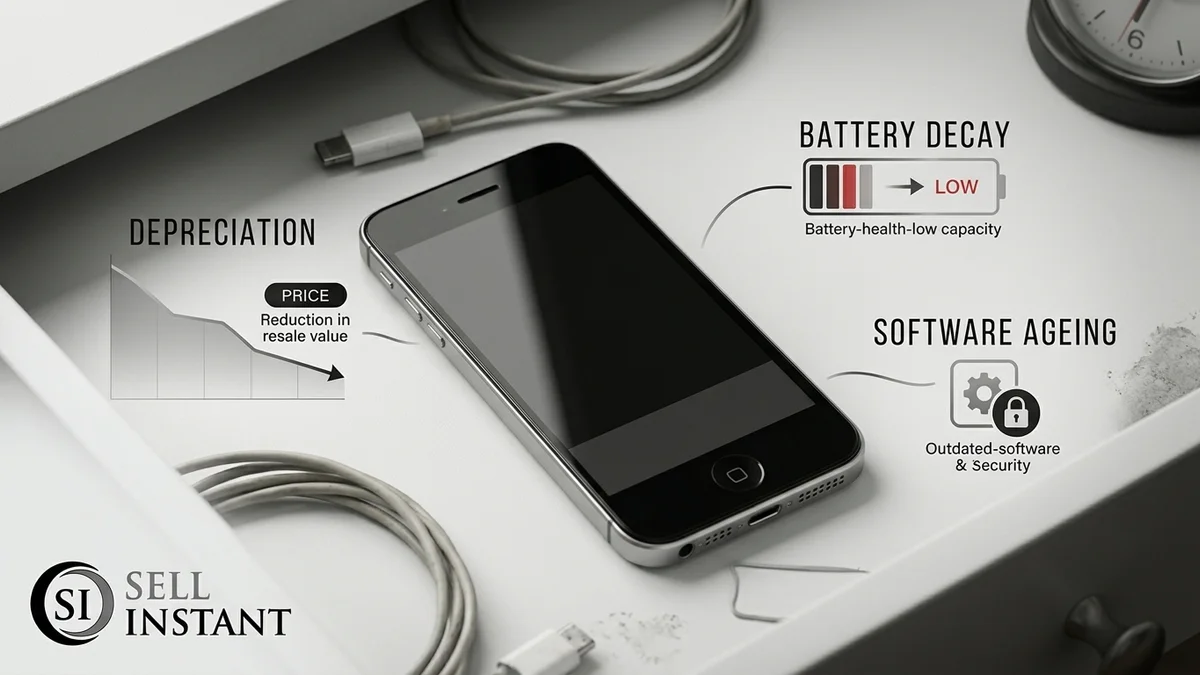 The hidden costs of keeping an old phone as a backup: depreciation, battery decay, and software ageing