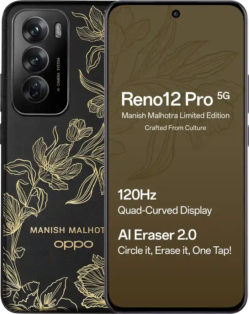 OPPO Reno12 Pro Manish Malhotra Limited Edition